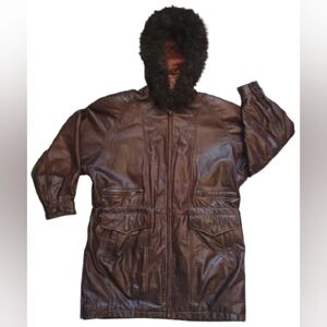 Adventure Bound By Wilson Leather with Faux Fur Hoodie